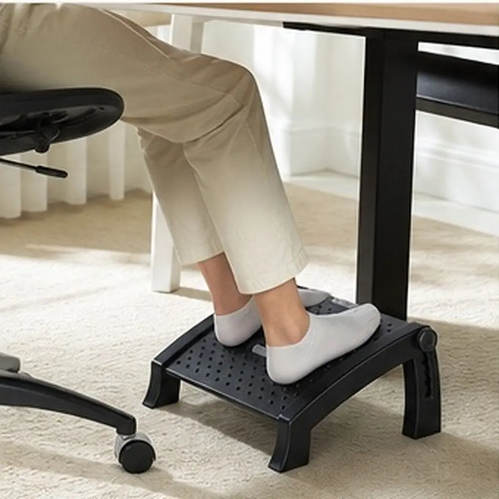 Footrest Under Desk - 1 pz. Poggiapiedi compatto da usare